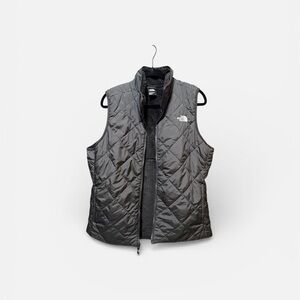 The North Face Charcoal Quilted Vest